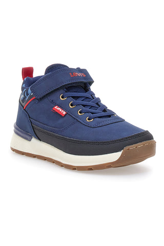 Sneakers mid-cut blu con velcro LEVI'S ASCOT REFRESH