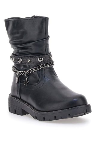 Grazie 1740 Schwarze Stiefeletten