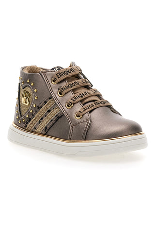 First Steps Mid-Cut Bronze Sneakers Laura Biagiotti 92929336