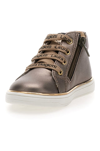 First Steps Mid-Cut Bronze Sneakers Laura Biagiotti 92929336