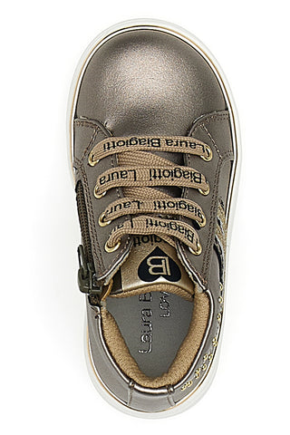 First Steps Mid-Cut Bronze Sneakers Laura Biagiotti 92929336