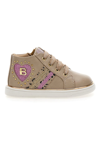 Sneakers Beige Con Dettagli Dorati Laura Biagiotti 92929335