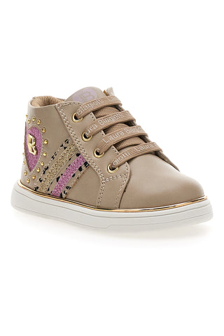 Sneakers Beige Con Dettagli Dorati Laura Biagiotti 92929335