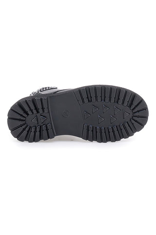 Schwarze Anfibi mit seitlichem Reißverschluss LAURA BIAGIOTTI 94109383