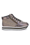 Sneakers Nere metalliche con brillantini laterali LAURA BIAGIOTTI 87129385