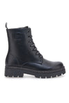 Schwarze Kampfstiefel mit seitlichem Reißverschluss Laura Biagiotti 93119396