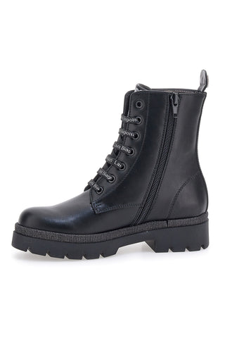 Schwarze Kampfstiefel mit seitlichem Reißverschluss Laura Biagiotti 93119396