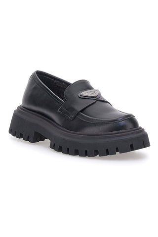 Schwarze Mokassins mit Plateausohle LAURA BIAGIOTTI 92339277