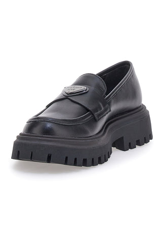 Schwarze Mokassins mit Plateausohle LAURA BIAGIOTTI 92339277