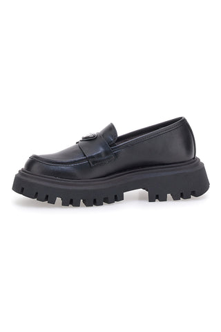 Mocassini neri con suola platform LAURA BIAGIOTTI 92339277