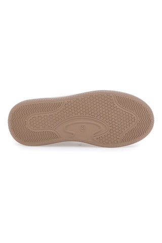 Taupefarbene Sneakers mit Metallic-Effekt LAURA BIAGIOTTI 93939376 