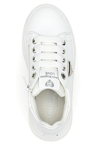Weiße Sneakers mit seitlichem Logo Laura Biagiotti 93969394