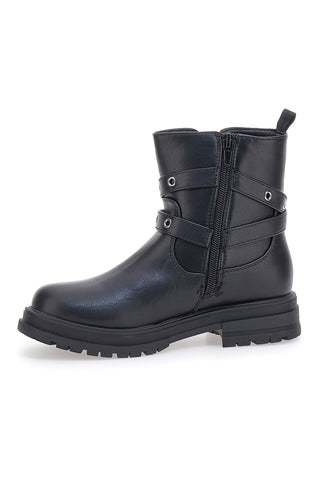 Schwarze Stiefeletten PITT KIDS SKBS934