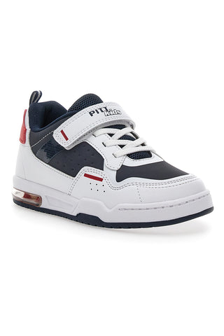 Sneakers bianche e nere PITT KIDS K22303