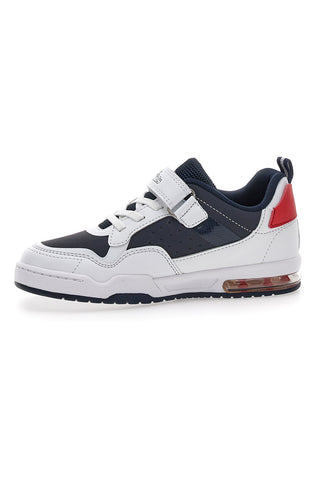 Sneakers bianche e nere PITT KIDS K22303