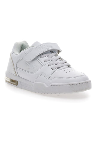 Sneakers bianche con Strappo in Velcro Pitt Kids K22322