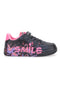 Sneakers nere e rosa con stampa colorata PITT KIDS K191562