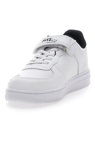 Sneakers bianche con stampa colorata PITT KIDS K191562