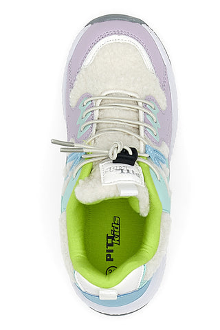 Mehrfarbige Sneakers mit elastischen Schnürsenkeln Pitt Kids K231101