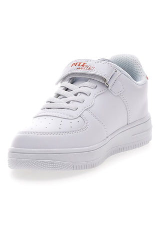 Sneakers Bianche con Dettagli Colorati PITT KIDS K191562