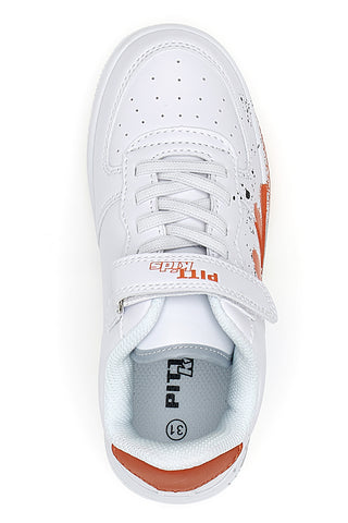 Sneakers Bianche con Dettagli Colorati PITT KIDS K191562