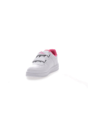 Sneakers Bianche con Velcro e Dettagli Colorati PITT KIDS K191562