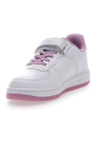 Sneakers Bianche con Disegni Colorati Rosa PITT KIDS K191562