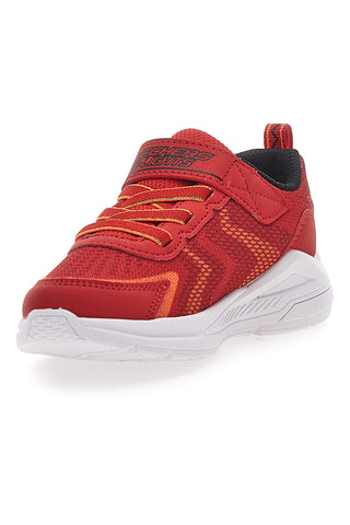 Rote Sneakers mit bunten Lichtern und Klettverschluss SKECHERS S LIGHT TRI-NAMICS