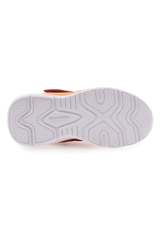 Rote Sneakers mit bunten Lichtern und Klettverschluss SKECHERS S LIGHT TRI-NAMICS