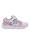 Sneakers Bianche e Rosa con Chiusura a Velcro SHECKERS BOUNDLESS-WATERCOLOR BLUR