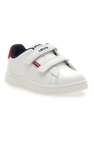 Sneakers Bianche e Blu con Velcro LEVI'S 0218