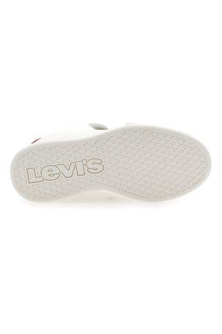 Sneakers Bianche e Blu con Velcro LEVI'S 0218