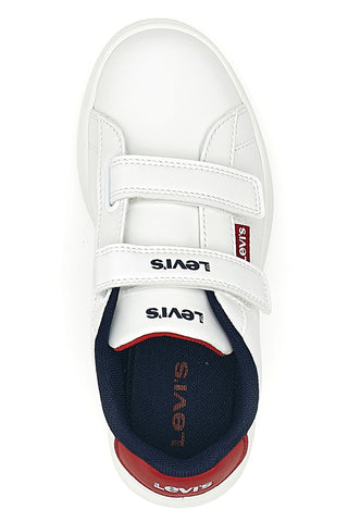 Sneakers Bianche e Blu con Velcro LEVI'S 0218