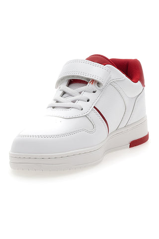 Sneakers Bianche e Rosse con Velcro LEVI'S 0079