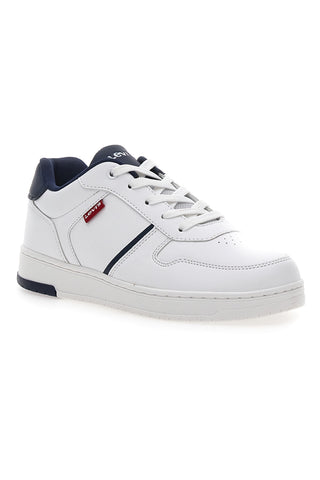 Levi's – Kick SE – Sneaker in Weiß und Marineblau