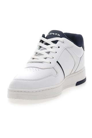 Levi's – Kick SE – Sneaker in Weiß und Marineblau