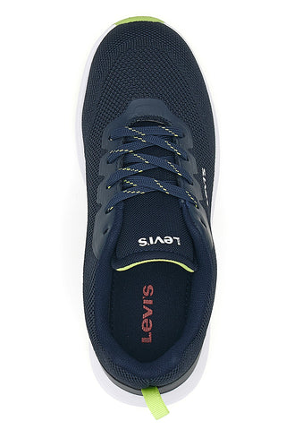 Sneakers Navy con Lacci e Suola Bianca LEVI'S 08000