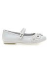 Ballerine Bianche con Cinturino e Soletta in Vera Pelle LAURA BIAGIOTTI AG17081