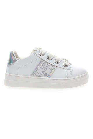 Weiße Sneakers mit seitlichem Reißverschluss LAURA BIAGIOTTI AGI7048
