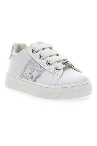 Weiße Sneakers mit seitlichem Reißverschluss LAURA BIAGIOTTI AGI7048