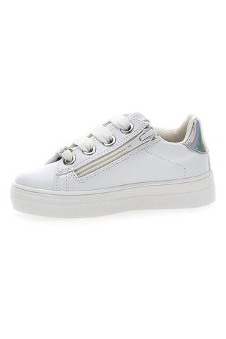 Weiße Sneakers mit seitlichem Reißverschluss LAURA BIAGIOTTI AGI7048