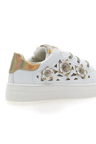 Laura Biagiotti Weiße Turnschuhe AG17044