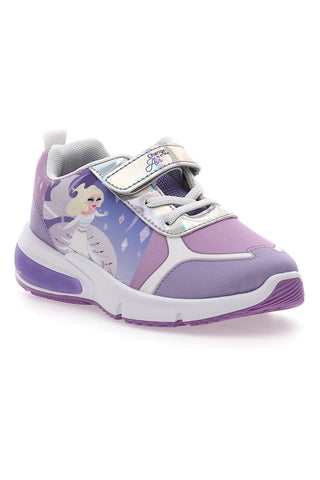 Lila Sneakers mit Lichtern und Klettverschluss Frozen D11551M