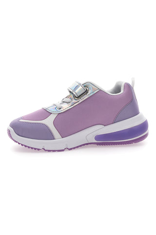 Lila Sneakers mit Lichtern und Klettverschluss Frozen D11551M