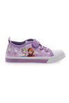 Sneakers Viola Con Luci e Strappo in Velcro Frozen D11542M