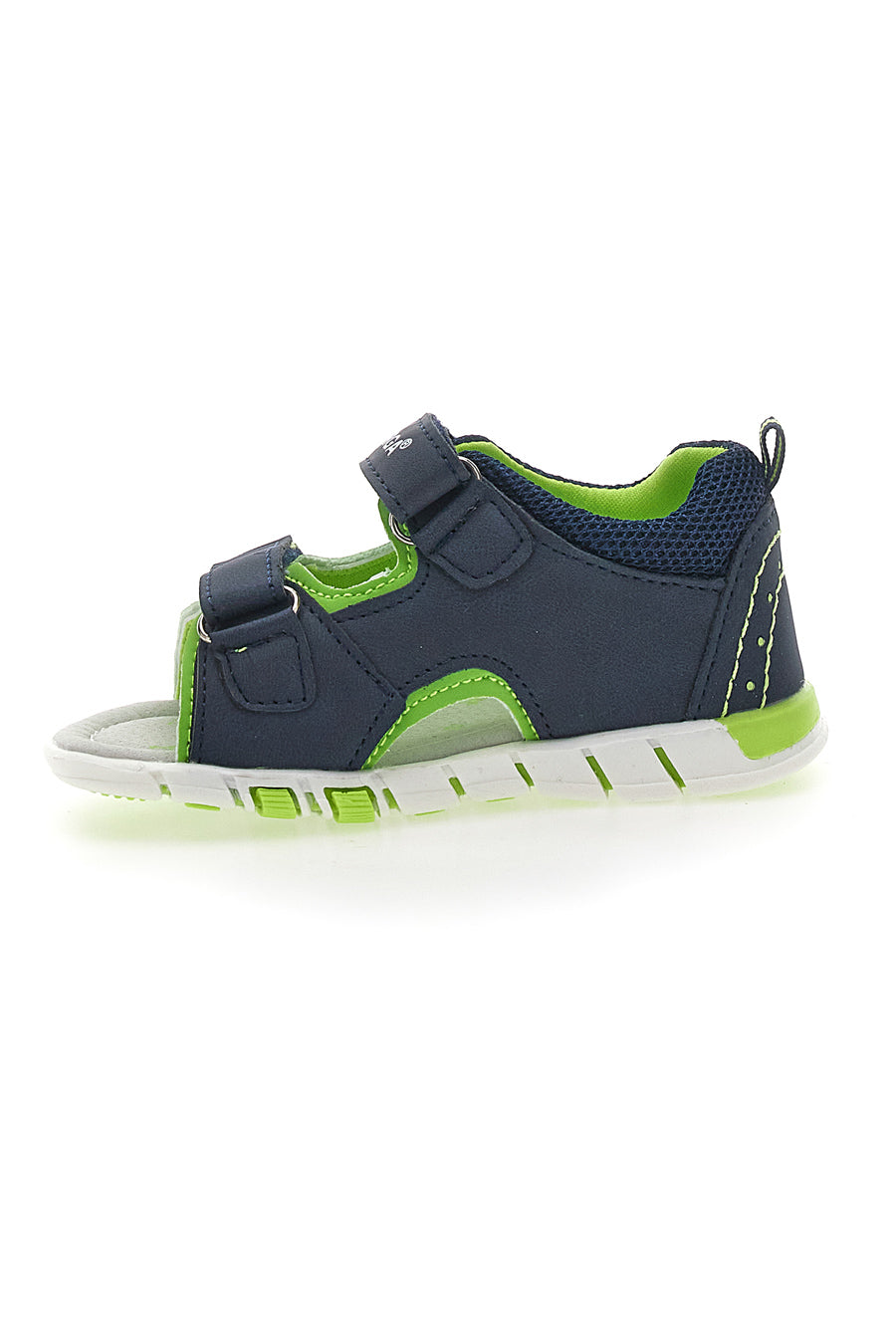 Sandali sportivi blu e verdi con velcro Superga S83U507