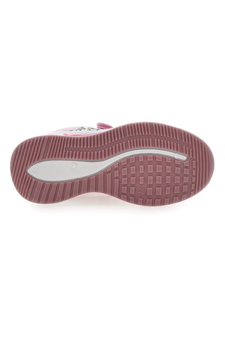 Sneakers Rosa con Velcro e Brillantini e Luci nella Suola MINNIE D3010663T