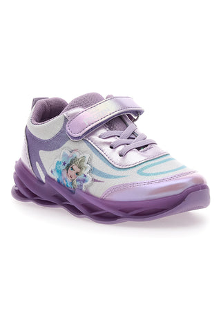 Sneakers Viola con Stampa di Frozen e Suola con Luci FROZEN D4310599T