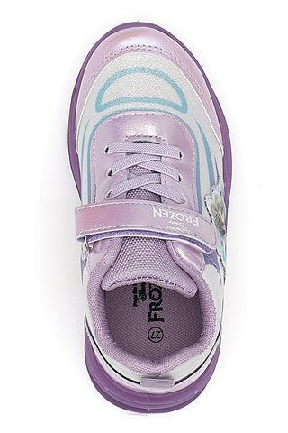 Sneakers Viola con Stampa di Frozen e Suola con Luci FROZEN D4310599T