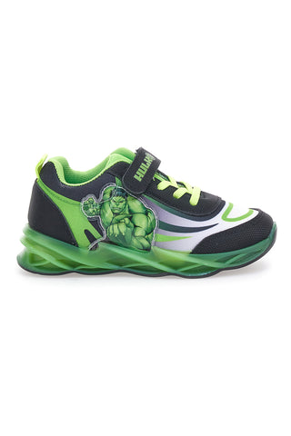 Sneakers Verdi e Nere Con Velcro Avengers Hulk R1010212T